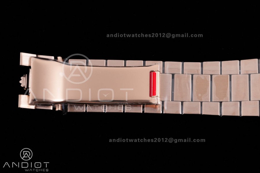 Day Date 228235 40mm 904L RG VSF 1:1 Best Edition Green Dial Roman Marker On RG President Bracelet DD3255