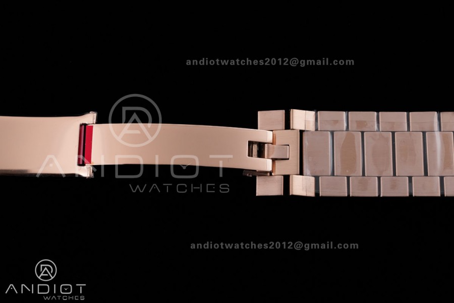 Day Date 228235 40mm 904L RG VSF 1:1 Best Edition Green Dial Roman Marker On RG President Bracelet DD3255