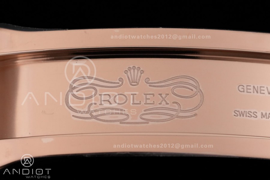 Day Date 228235 40mm 904L RG VSF 1:1 Best Edition Green Dial Roman Marker On RG President Bracelet DD3255