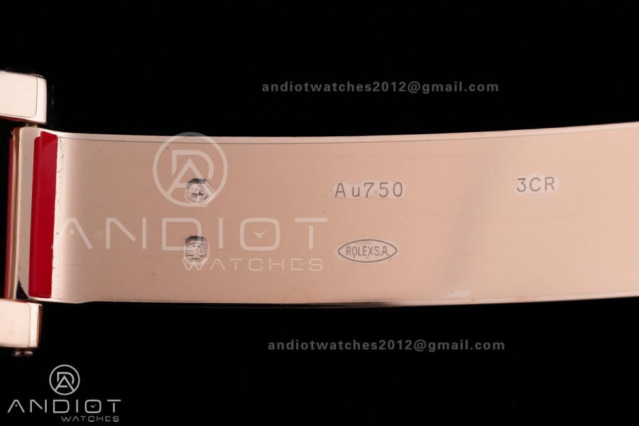 Day Date 228235 40mm 904L RG VSF 1:1 Best Edition Green Dial Roman Marker On RG President Bracelet DD3255