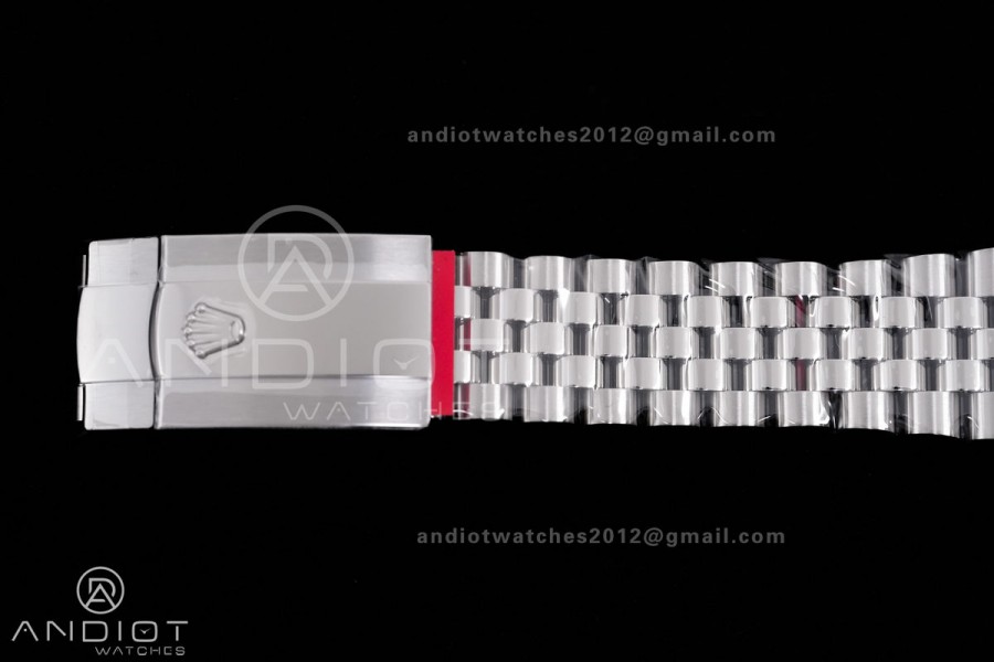 DateJust 41 126334 904L SS V2 VSF 1:1 Best Edition Blue Dial Diamond Marker On Jubilee Bracelet DD3235