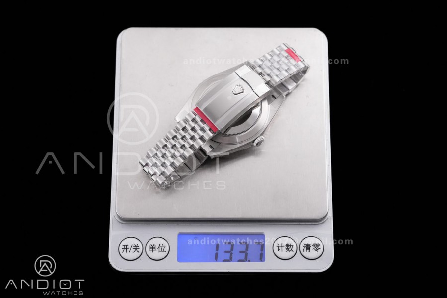 DateJust 41 126334 904L SS V2 VSF 1:1 Best Edition Blue Dial Diamond Marker On Jubilee Bracelet DD3235