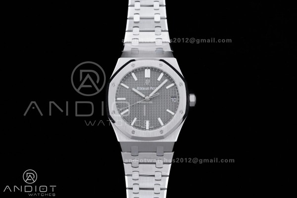 Royal Oak 41mm 15500 SS APSF 1:1 Best Edition Grey...