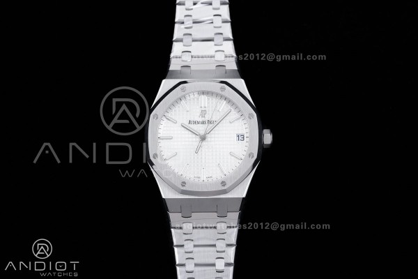 Royal Oak 41mm 15500 SS APSF 1:1 Best Edition Whit...