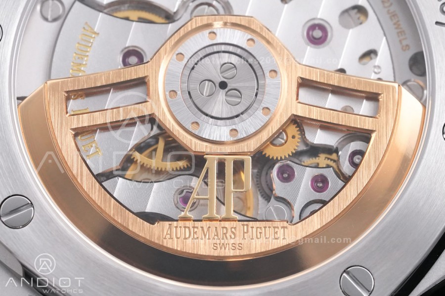 Royal Oak 41mm 15500 SS APSF 1:1 Best Edition White Textured Dial on SS Bracelet A4302 Super Clone