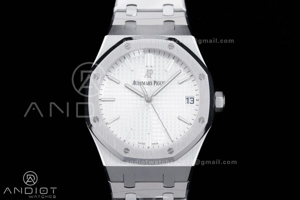 Royal Oak 41mm 15500 SS APSF 1:1 Best Edition Whit...
