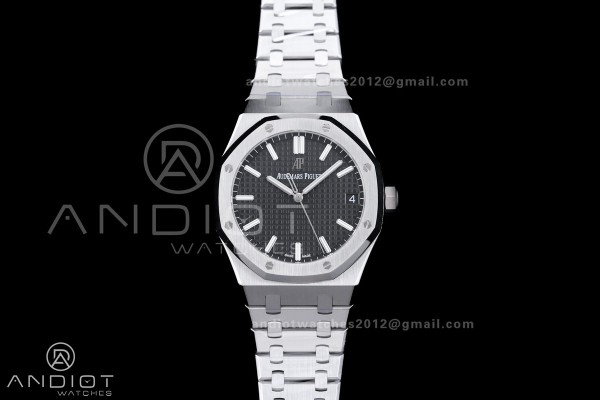 Royal Oak 41mm 15500 SS APSF 1:1 Best Edition Blac...