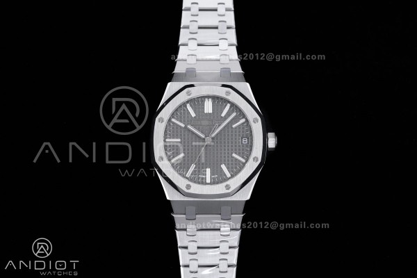 Royal Oak 15510 SS APSF 1:1 Best Edition Gray Dial...