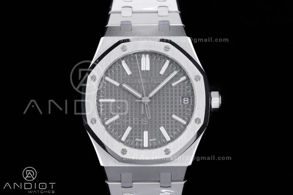 Royal Oak 15510 SS APSF 1:1 Best Edition Gray Dial...
