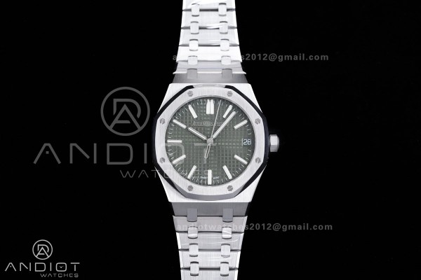 Royal Oak 15510 SS APSF 1:1 Best Edition Green Dia...