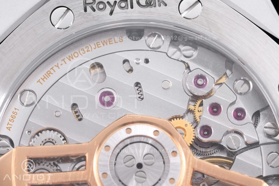 Royal Oak 15510 SS APSF 1:1 Best Edition Green Dial on SS Bracelet SA4302 Super Clone