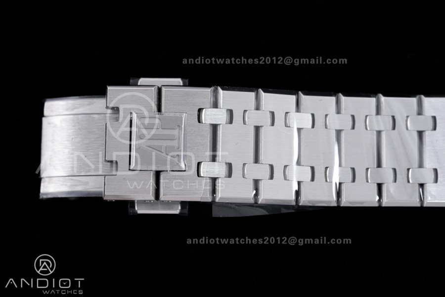 Royal Oak 15510 SS APSF 1:1 Best Edition Green Dial on SS Bracelet SA4302 Super Clone