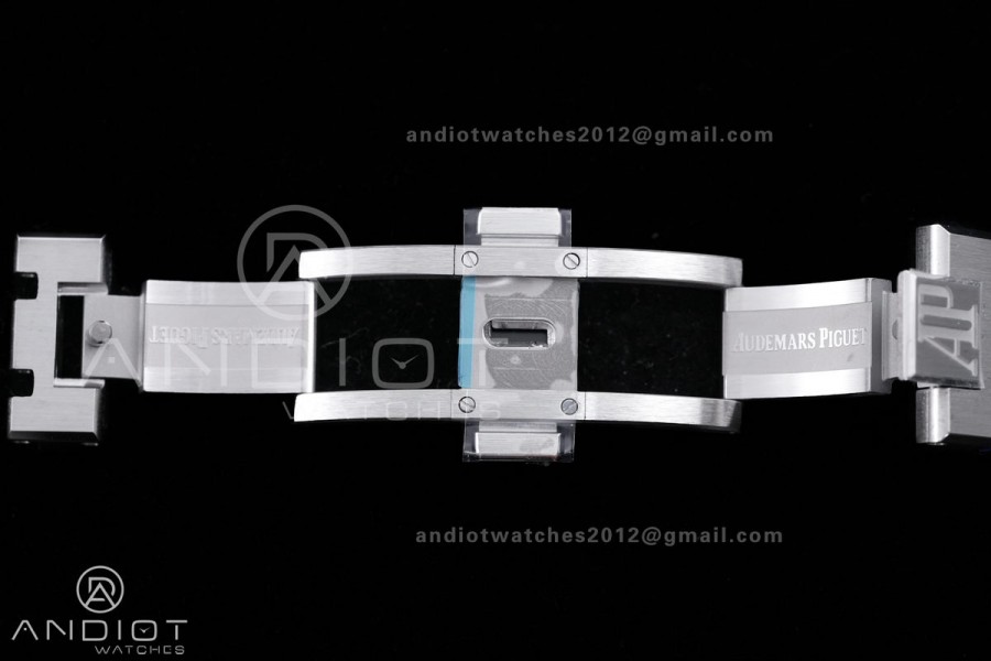 Royal Oak 15510 SS APSF 1:1 Best Edition Green Dial on SS Bracelet SA4302 Super Clone