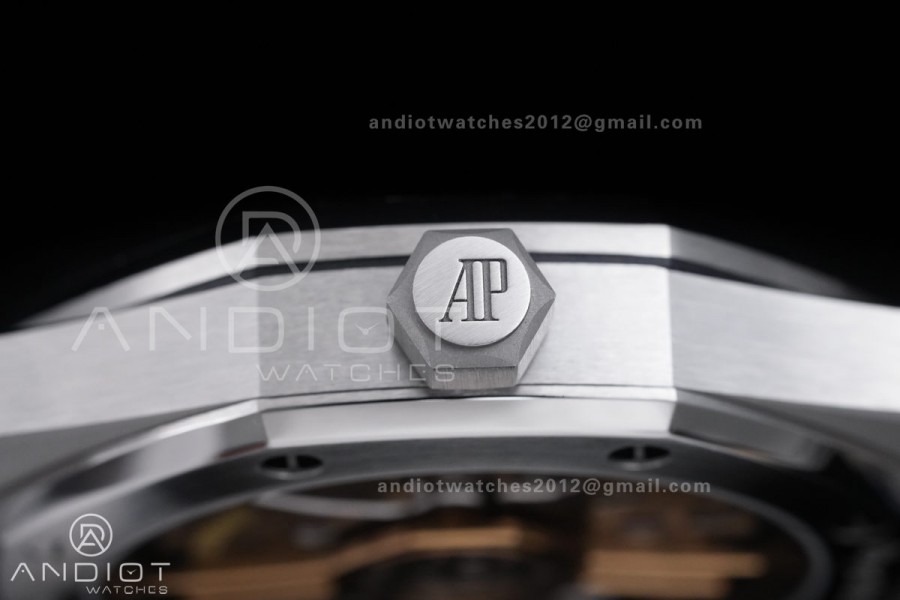 Royal Oak 15510 SS APSF 1:1 Best Edition Blue Dial on SS Bracelet SA4302 Super Clone