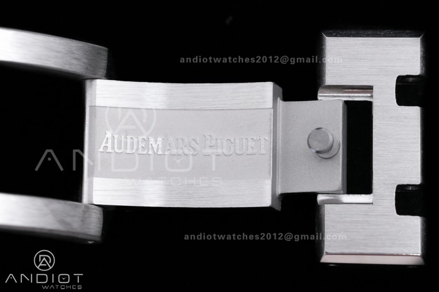 Royal Oak 15510 SS APSF 1:1 Best Edition Blue Dial on SS Bracelet SA4302 Super Clone