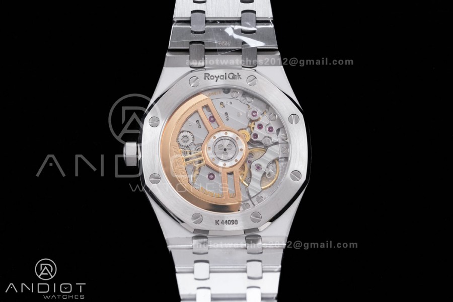 Royal Oak 15510 SS APSF 1:1 Best Edition Blue Dial on SS Bracelet SA4302 Super Clone