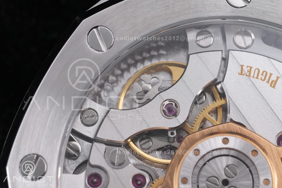 Royal Oak 15510 SS APSF 1:1 Best Edition Black Dial on SS Bracelet SA4302 Super Clone