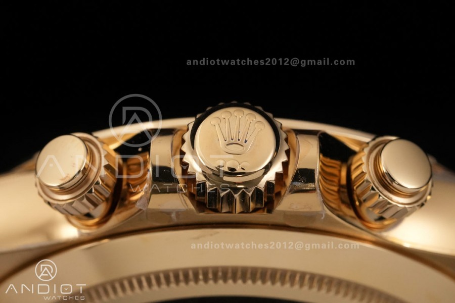 Daytona 116508 BTF 1:1 Best Edition Green Dial on YG Bracelet SA4130