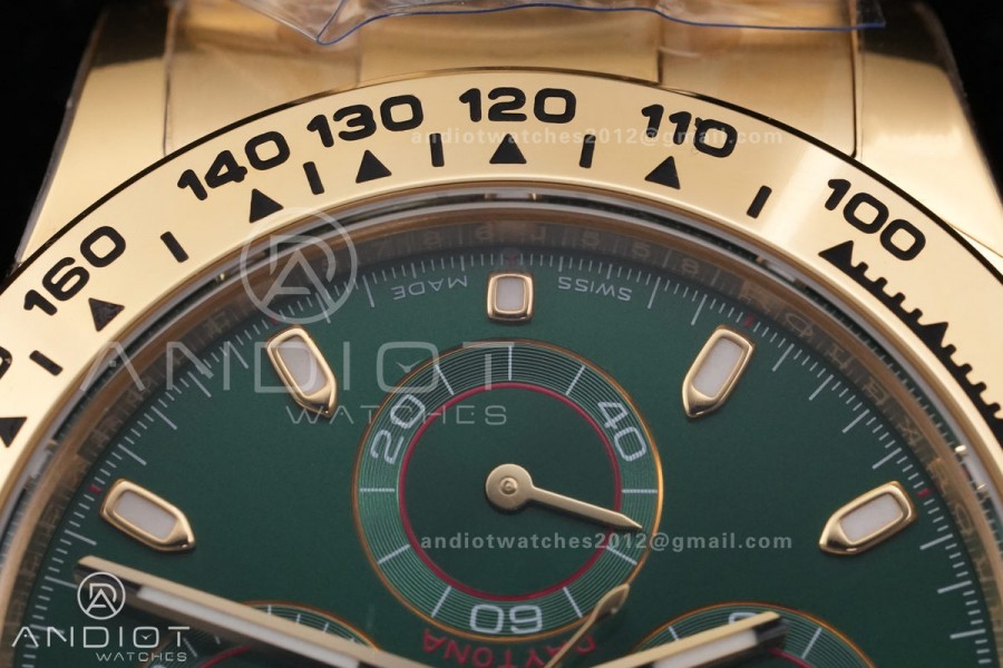 Daytona 116508 BTF 1:1 Best Edition Green Dial on YG Bracelet SA4130