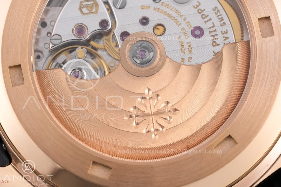 Aquanaut 5167 RG BUFF 1:1 Best Edition Brown Dial on Brown Rubber Strap 330 Super Clone (Weighted 124g)