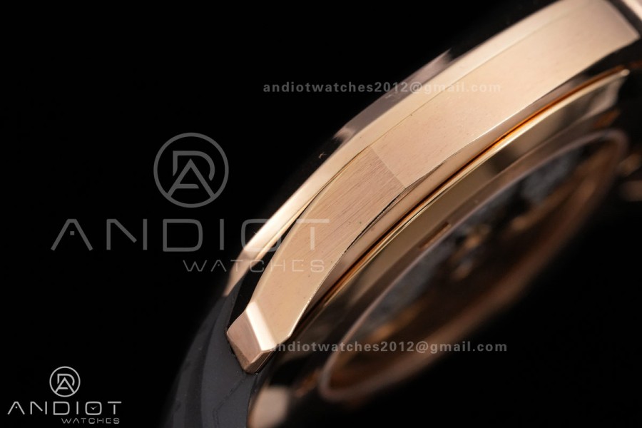 Aquanaut 5167 RG BUFF 1:1 Best Edition Brown Dial on Brown Rubber Strap 330 Super Clone (Weighted 124g)