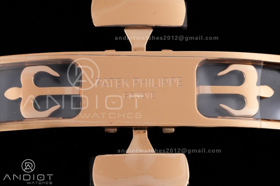 Aquanaut 5167 RG BUFF 1:1 Best Edition Brown Dial on Brown Rubber Strap 330 Super Clone (Weighted 124g)