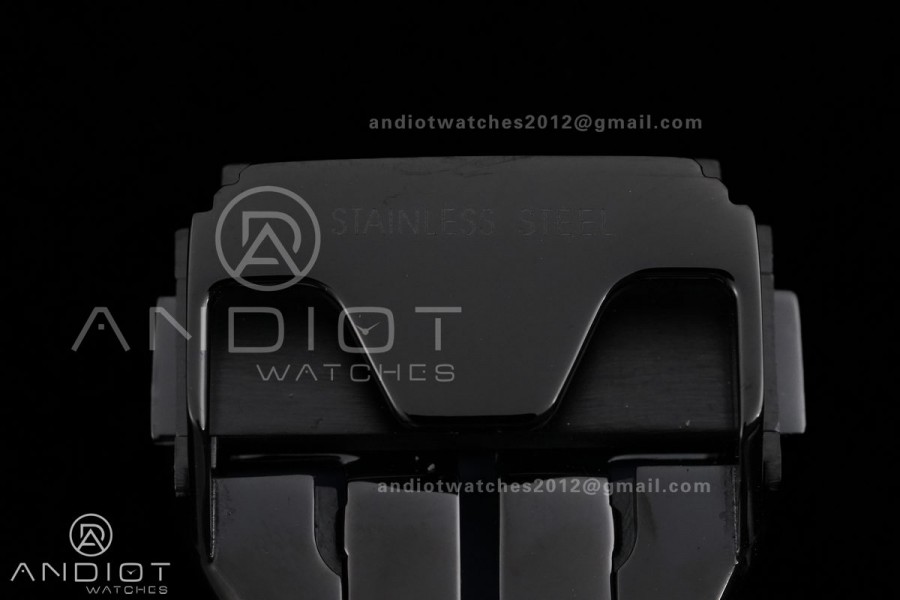 Classic Fusion 42mm Ceramic JJZF 1:1 V2 Best Edition Blue Textured Dial On Blue Rubber Strap Asian SW300