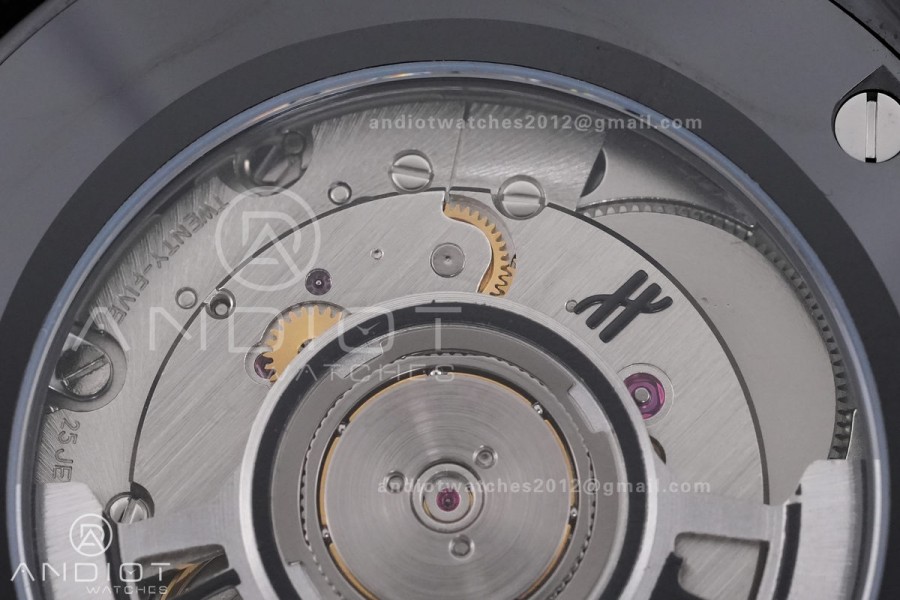 Classic Fusion 42mm Ceramic JJZF 1:1 V2 Best Edition Blue Textured Dial On Blue Rubber Strap Asian SW300