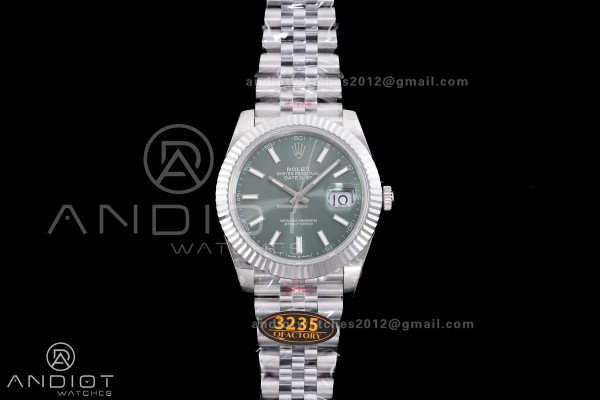 DateJust 41 126334 QF 1:1 Best Edition 904L Steel ...