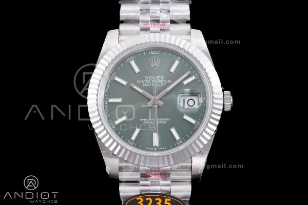 DateJust 41 126334 QF 1:1 Best Edition 904L Steel ...