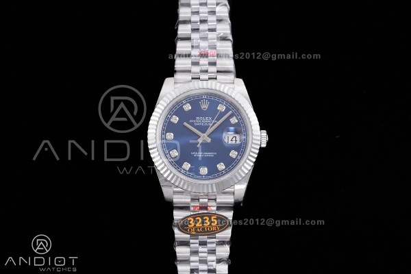 DateJust 41 126334 QF 1:1 Best Edition 904L Steel ...