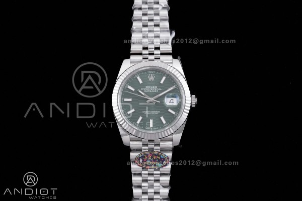 DateJust 41 126334 904L SS VF 1:1 Best Edition Gre...