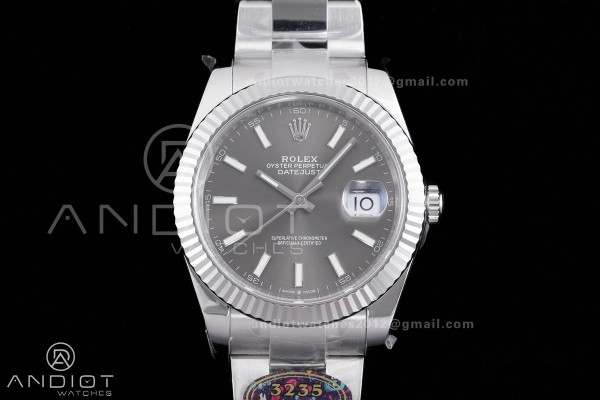 DateJust 41 126334 904L SS VF 1:1 Best Edition Gra...