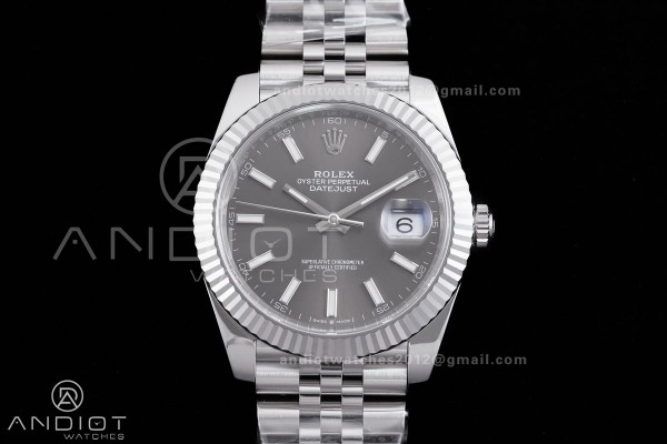 DateJust 41 126334 904L SS VF 1:1 Best Edition Gra...