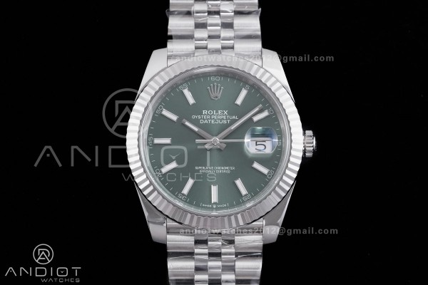 DateJust 41 126334 904L SS VF 1:1 Best Edition Gre...