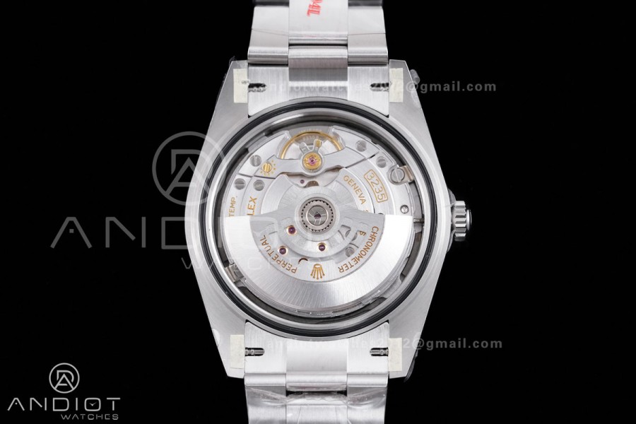 DateJust 41 126334 904L SS VF 1:1 Wimbledon Best Edition Gray Dial Green Roman on Oyster Bracelet DD3235