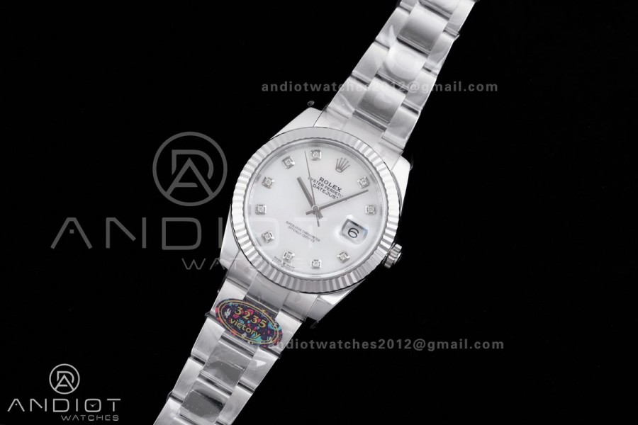 DateJust 41 126334 904L SS VF 1:1 Best Edition White MOP Dial on Oyster Bracelet DD3235