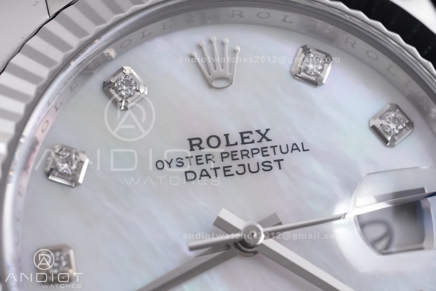 DateJust 41 126334 904L SS VF 1:1 Best Edition White MOP Dial on Oyster Bracelet DD3235