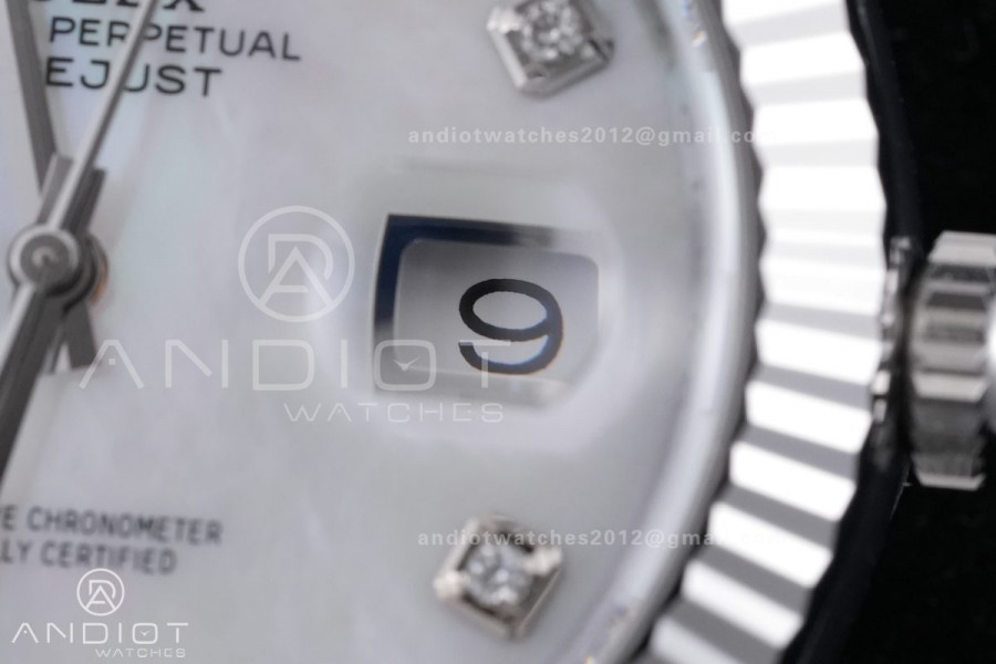 DateJust 41 126334 904L SS VF 1:1 Best Edition White MOP Dial on Oyster Bracelet DD3235