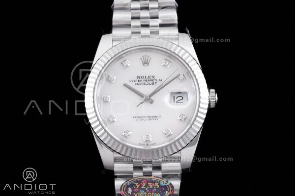 DateJust 41 126334 904L SS VF 1:1 Best Edition Whi...