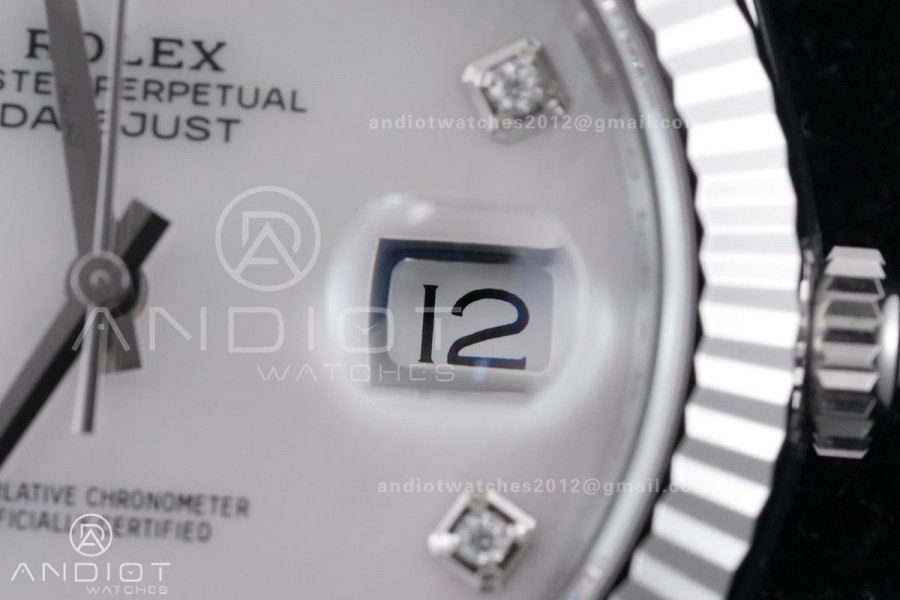 DateJust 41 126334 904L SS VF 1:1 Best Edition White MOP Dial on Jubilee Bracelet DD3235