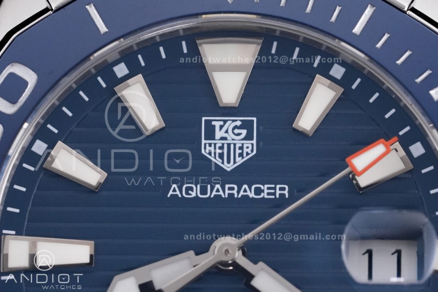 Aquaracer Caliber 5 41mm SS/SS Blue Original Factory SW200