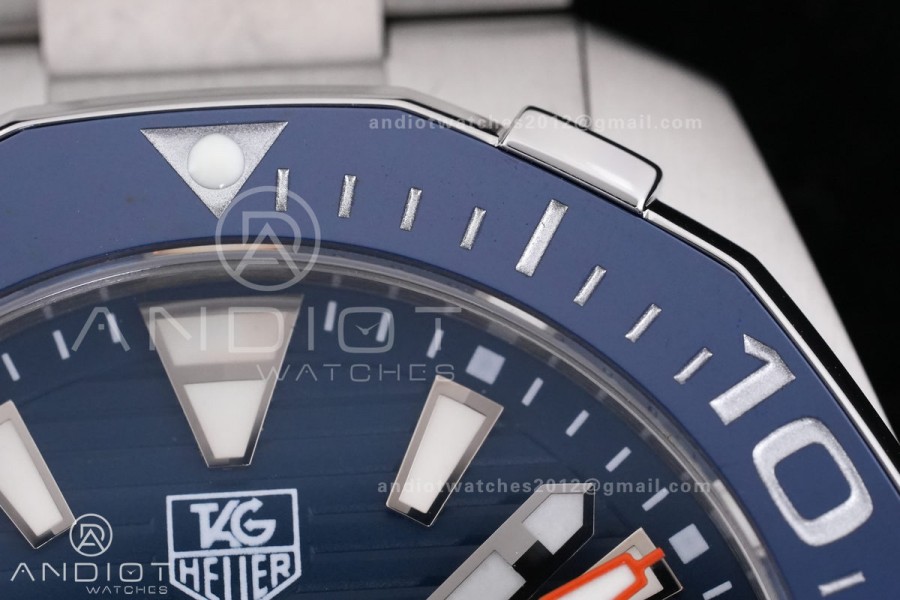Aquaracer Caliber 5 41mm SS/SS Blue Original Factory SW200