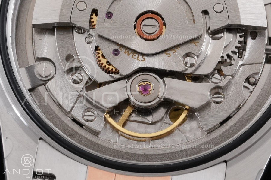  DateJust 36 126231 GSF 1:1 Best Edition Brown Stick Dial on SS/RG Jubilee Bracelet A3235