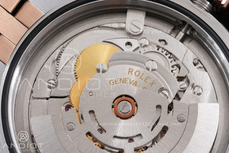  DateJust 36 126231 GSF 1:1 Best Edition Brown Stick Dial on SS/RG Jubilee Bracelet A3235