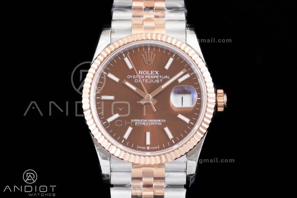  DateJust 36 126231 GSF 1:1 Best Edition Brown Sti...