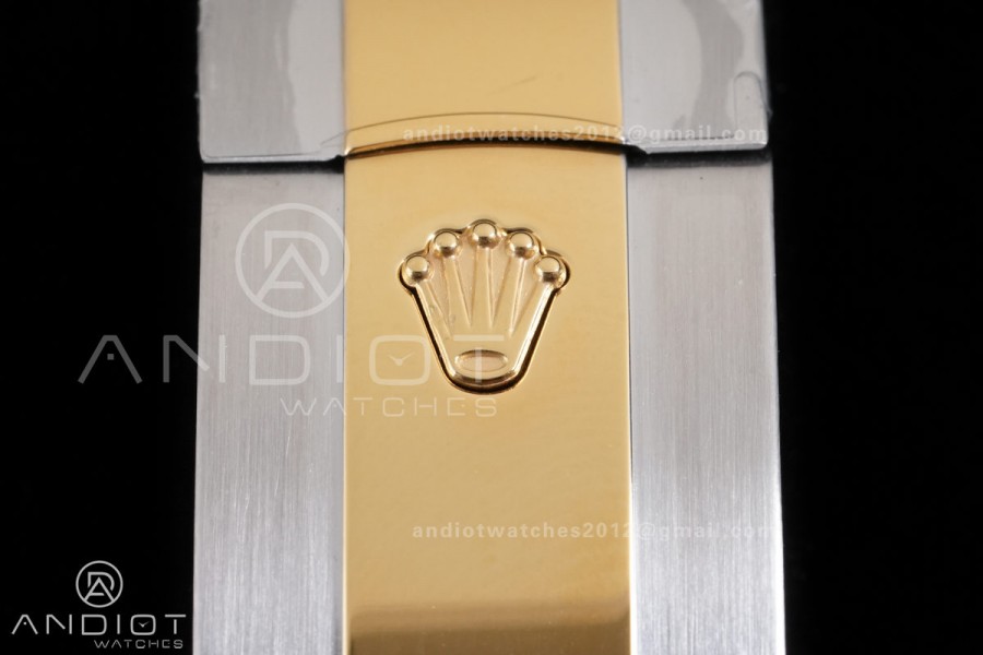  DateJust 36 SS/YG 126233 GSF 1:1 Best Edition YG Textured Diamonds Dial on Oyster Bracelet A3235