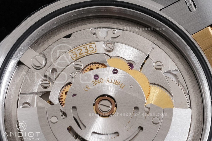 DateJust 36 SS/YG 126233 GSF 1:1 Best Edition YG Stick Dial on Jubilee Bracelet A3235