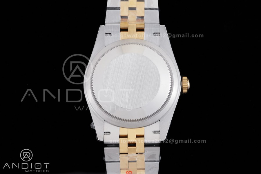 DateJust 36 SS/YG 126233 GSF 1:1 Best Edition Black Diamond Dial on Jubilee Bracelet A3235