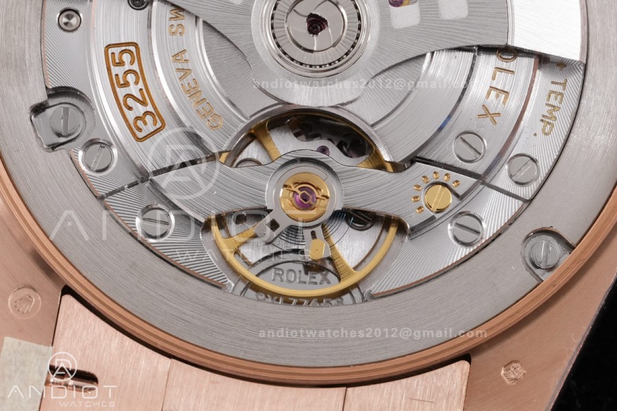 Day Date 40 RG 228235 RCF 1:1 Best Edition Brown Roman Dial on President Bracelet VR3255 (211g)